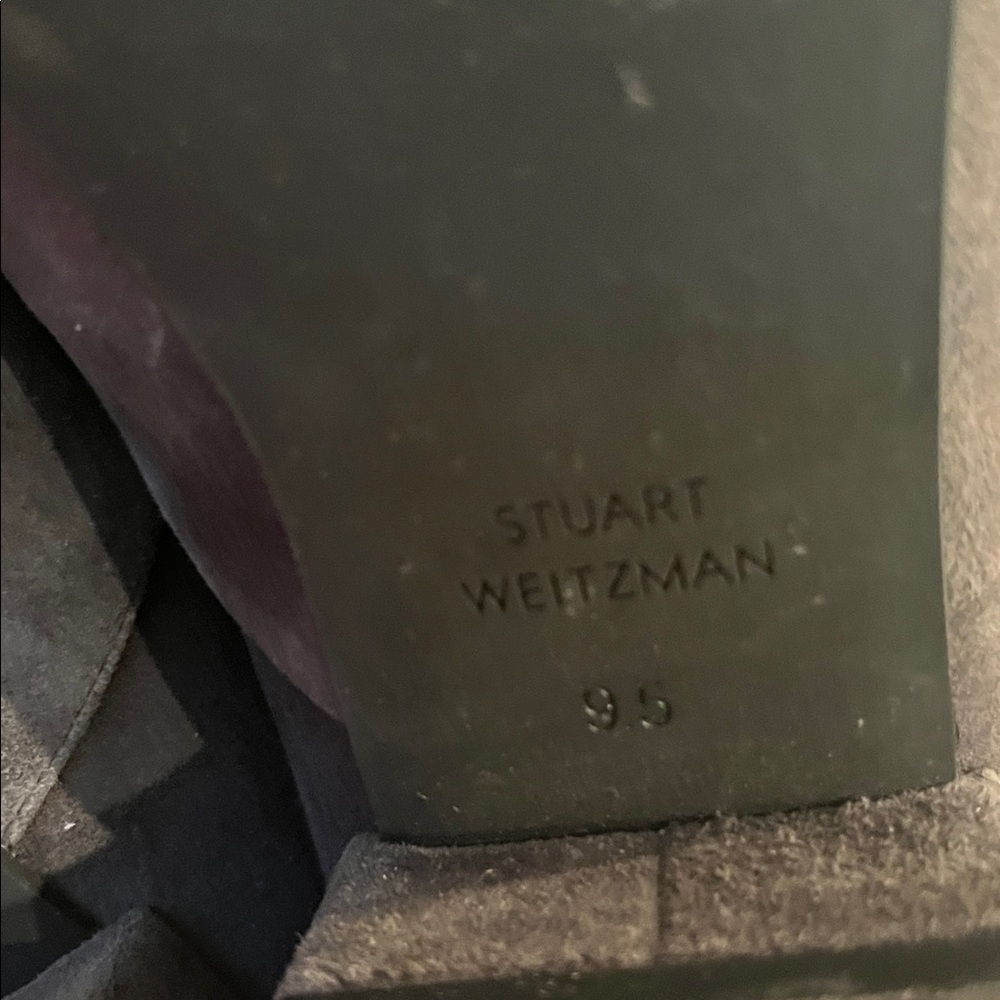 Stewart Weitzman Raissa Suede Sock Boots, Grey - Picture 7 of 8